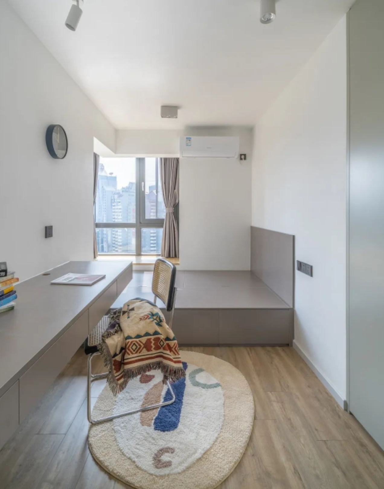 尚層空間丨76㎡公寓，茶色+綠色，精致復古，小閣樓超nice