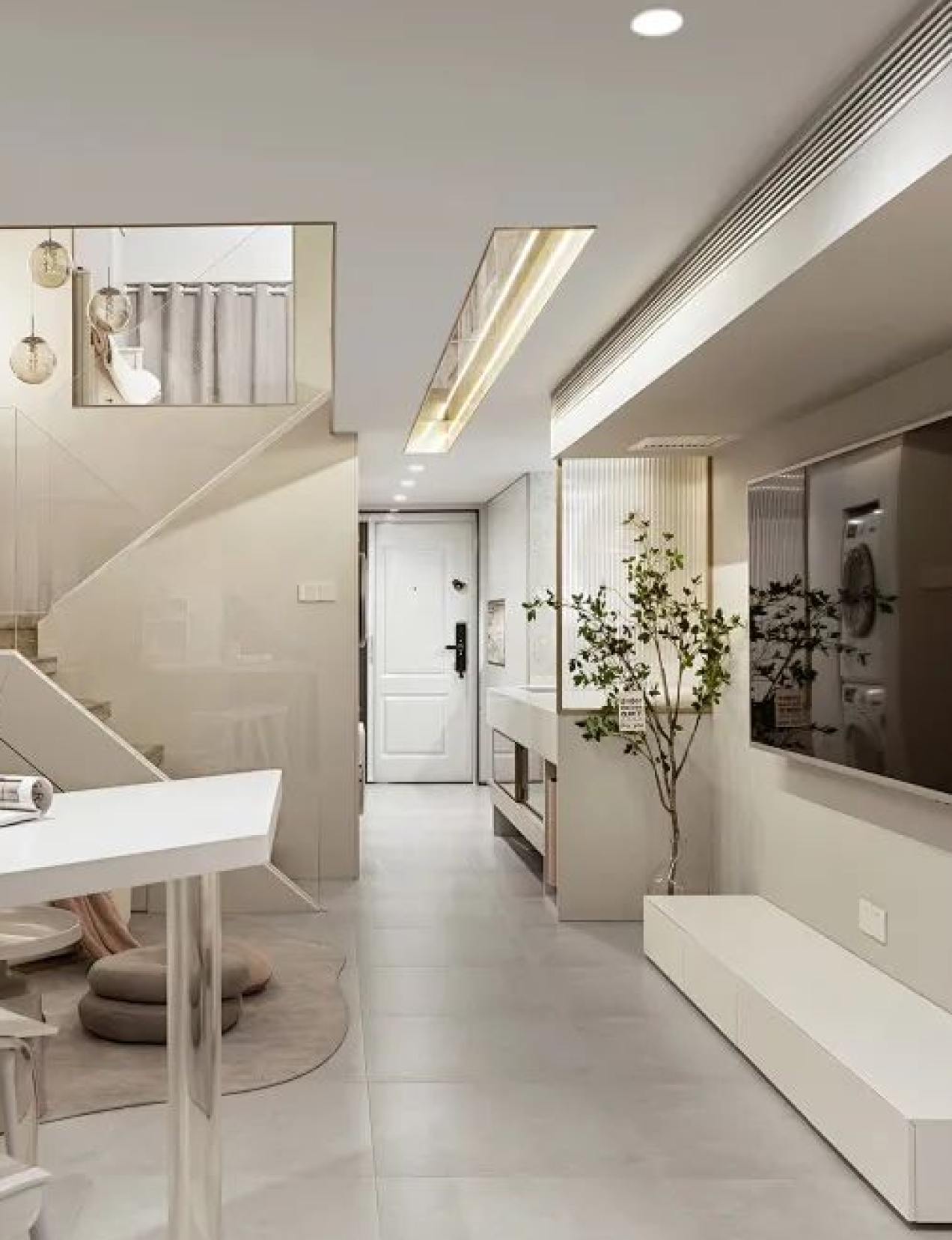 尚層空間丨30㎡小公寓，玻璃+金色，打造夢幻Loft！