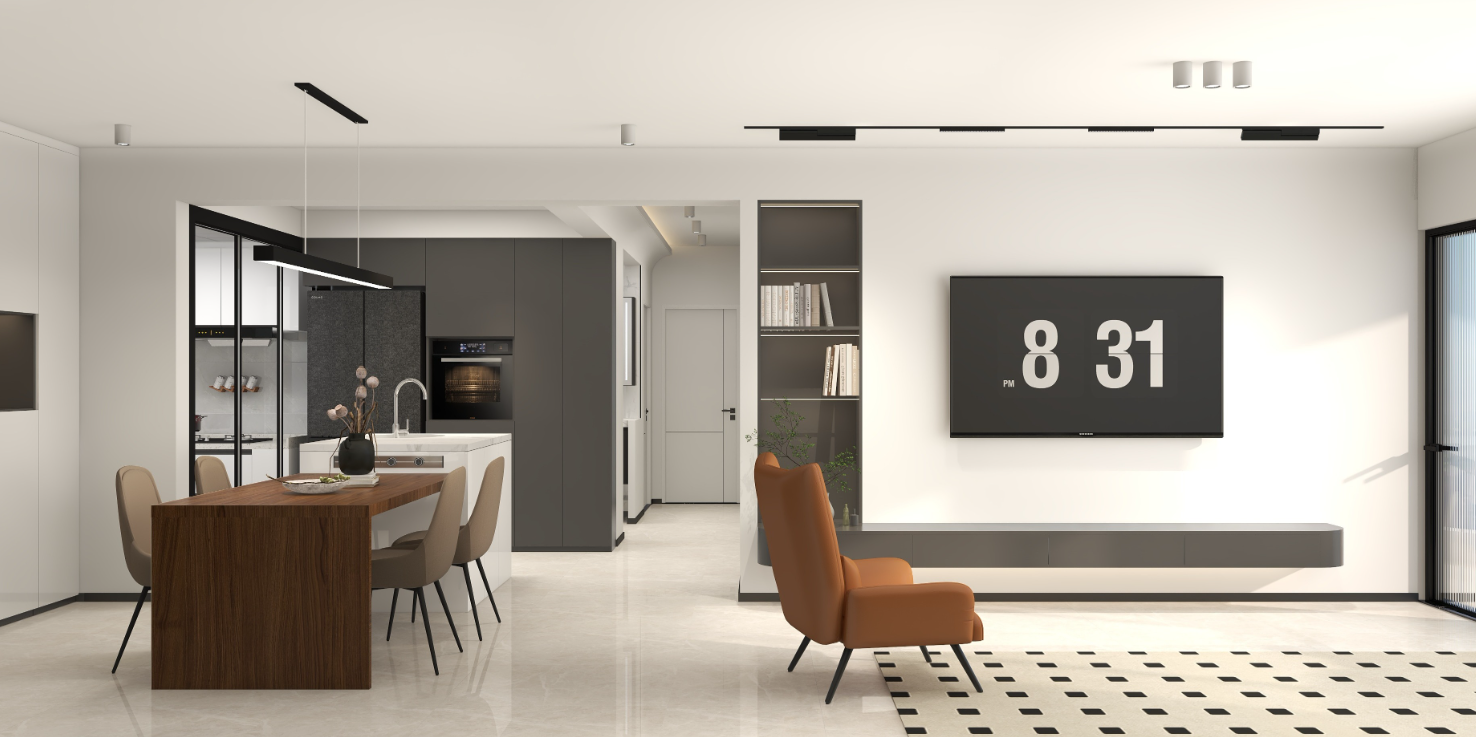 星海名城-现代风-极简之家