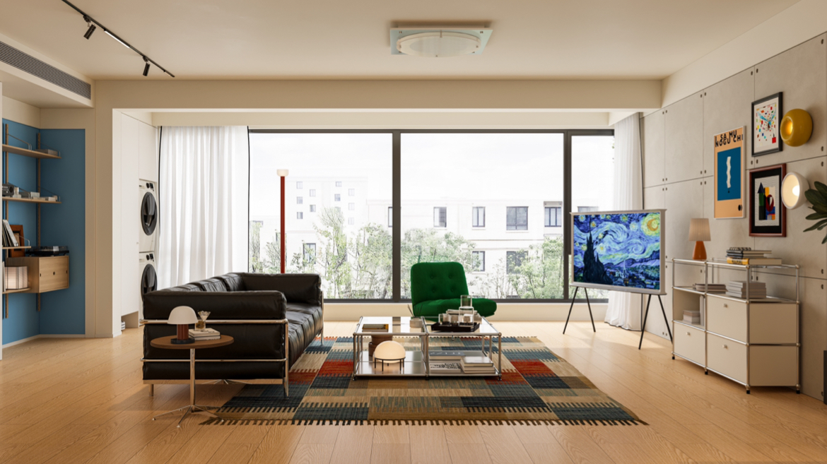 『中建星光城市一期』142㎡属于年轻人的中古包豪斯风格