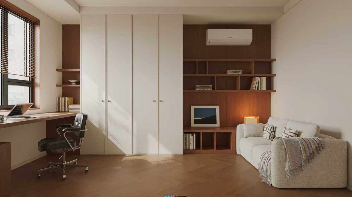 【社会科学院宿舍】温润木色打底，盛放家人的美好日常